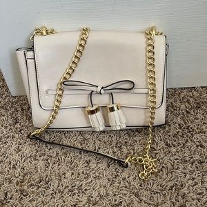 Kate Landry baby pink crossbody purse